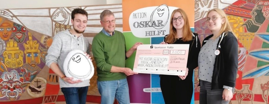 Spendenübergabe 7.000,00 € aus
