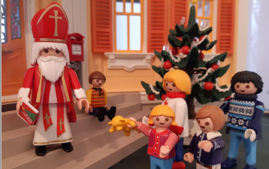 Kolpinggedenktag in Großentaft mit Gottesdienst, Basteln, Treffen an der lebendigen Krippe und Schuhaktion