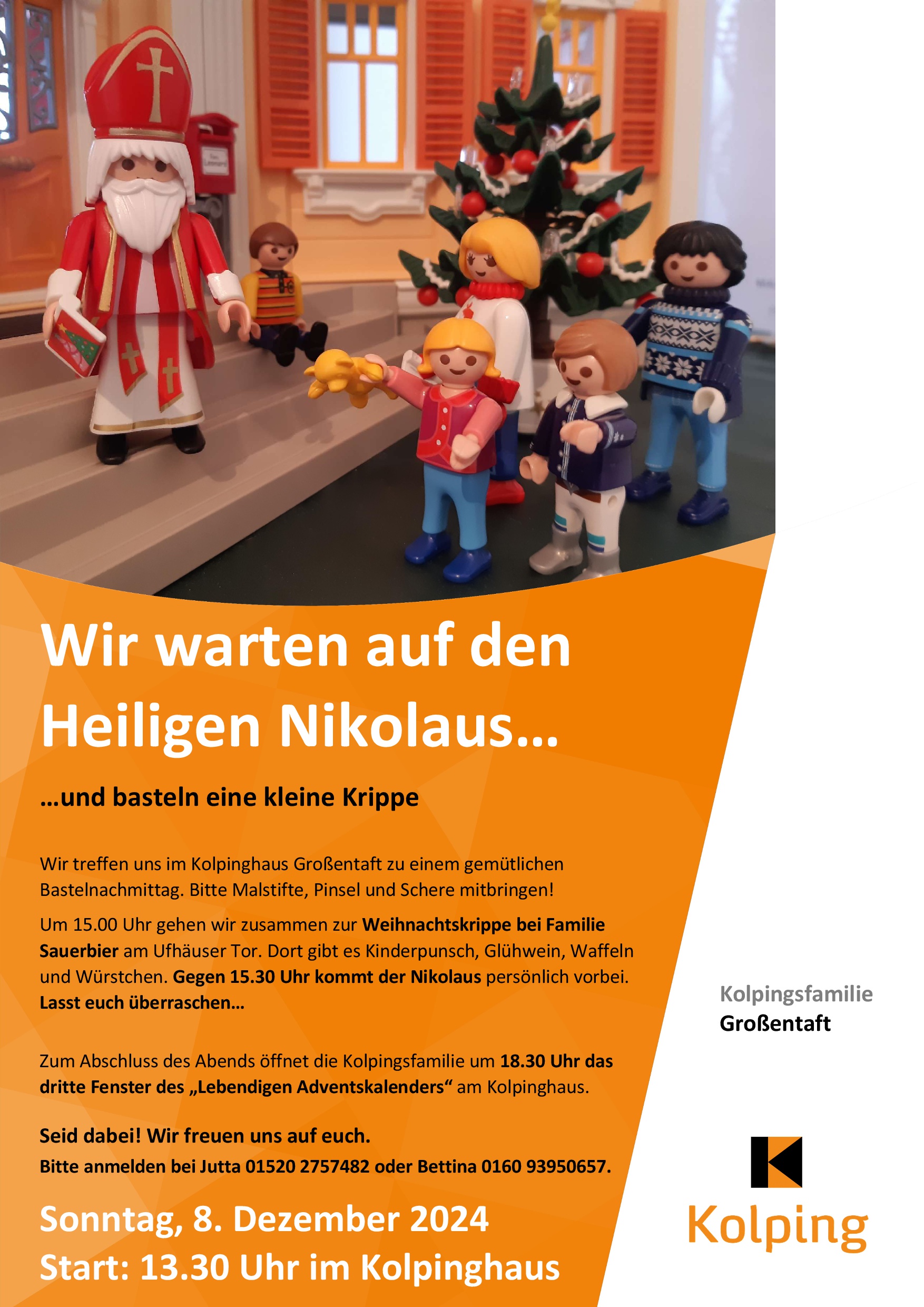2024 12 08 KF Großentaft Plakat Nikolaus