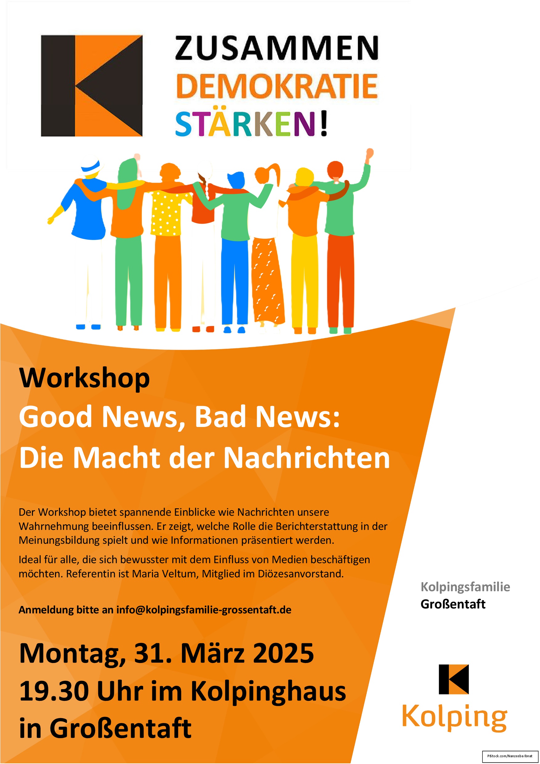 Kolpingsfamilie Großentaft bietet Workshop „Die Macht der Nachrichten“ an