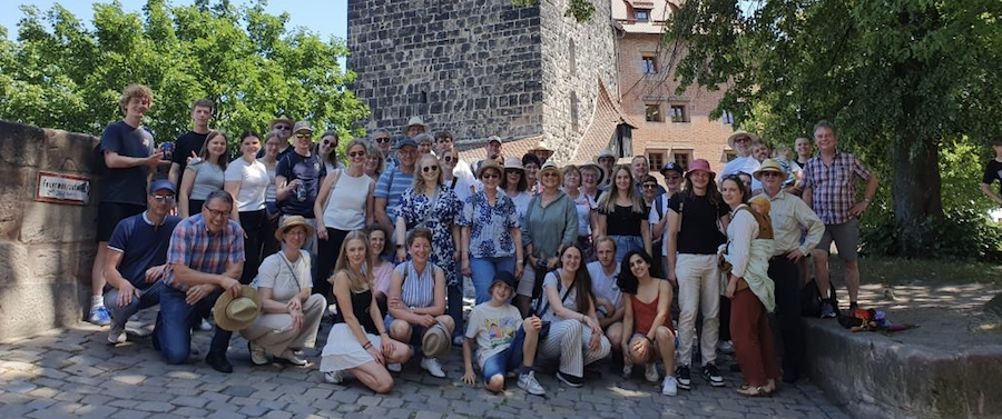 Gruppenfoto KF Großentaft nach Nürnberg